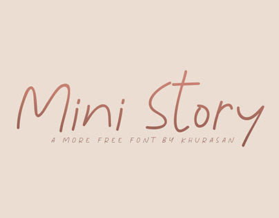 Mini Story Font - Free for commercial use
