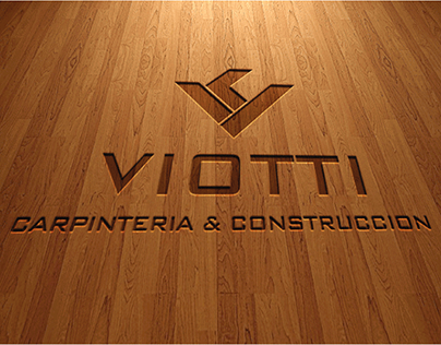 Diseño Isologotipo Viotti Carpintería y Construcción