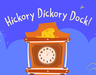 Hickory Dickory Dock Illustration - IO JR