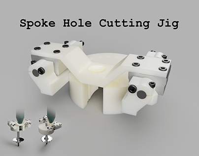 Spoke Hole Cutting Jig