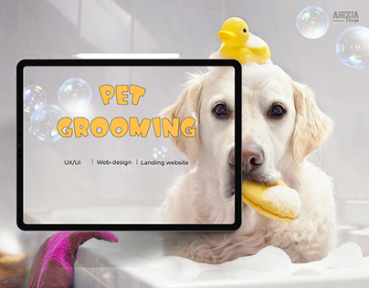 Pet grooming salon / Landing / website / ux/ui design