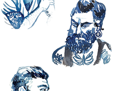 Beared Men Portraits