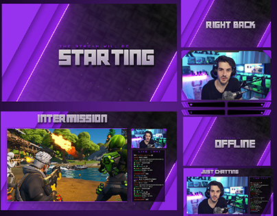 Free Animated Stream Overlay Pack, Free Twitch Overlay