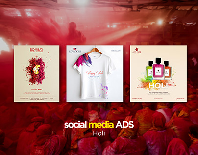 Holi : Social media Ads