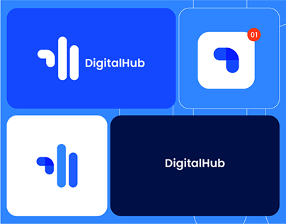 DIGITALHUB Logo Design