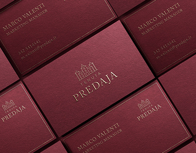 Tenuta Predaja - Design business card