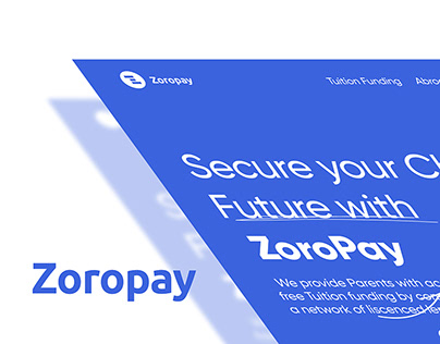Zoropay landing page redesign idea