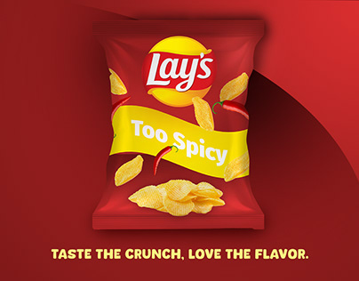 Lays chips redesign (Spicy Flavour)