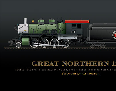Great Northern Railway F-8 #1147