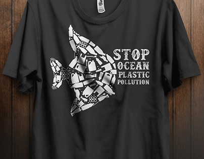 stop ocean plastic pollution t-shirt