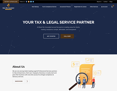 Tax Consulting Firm - Website Redesign