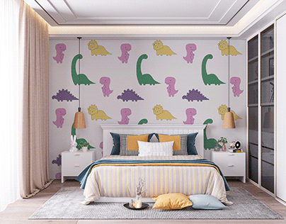 Dinosaurs pattern design