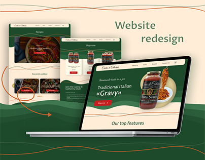 Website redesign / Cucina di Catherina