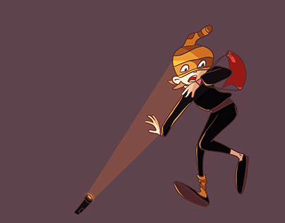 the unlucky little thief: character design