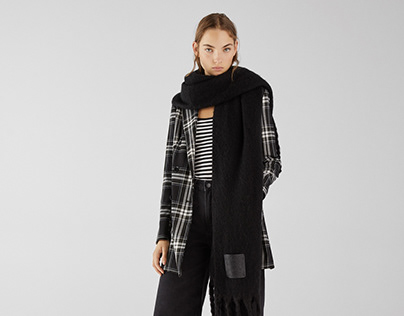 Tricot scarf for AW18 for Bershka Collection