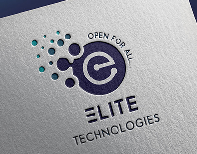 elite technologies logo design