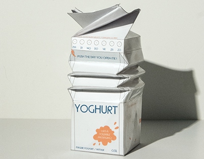 Eco-design yoghurt pack