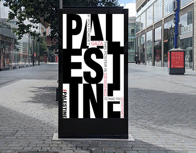 Free Palestine | Typographic alteration