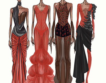 Project thumbnail - Fabricated Environ, a couture collection.