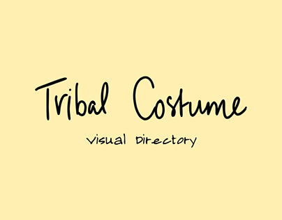 Visual Directory on Tribal Costume