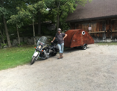 Mini Motorbike caravan