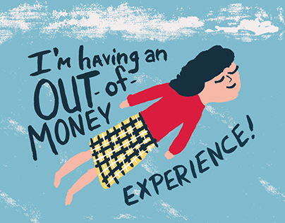 BlueQ Out of Money Experience Coin Purse