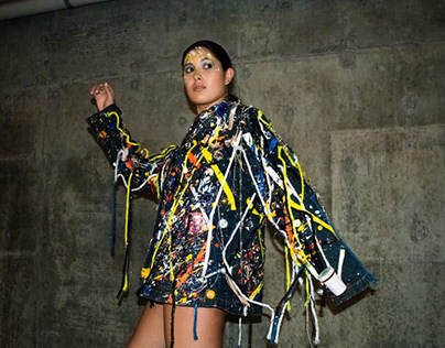 Jackson Pollock Inspired Garment