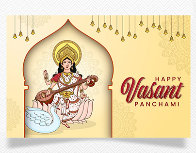 Happy Vasant Panchami Goddess Maa Saraswati