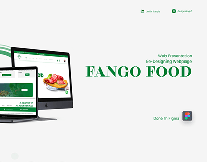 Re-Designing / Recreating Food App. Fango Food