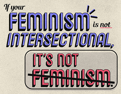 Intersectional Feminism - Typography Design