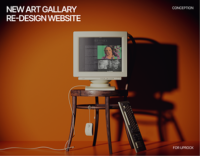Art-gallery UI/UX website conception