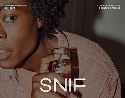 Fine fragrance store webdesign
