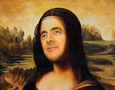 Rowan Atkinson Mona Lisa