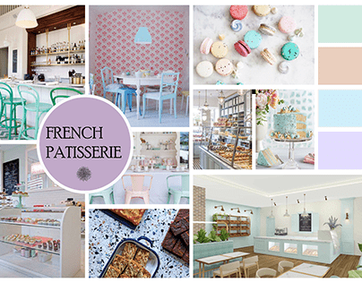 French Patisserie Moodboard