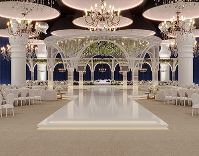 Classic wedding hall, qatar