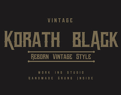 Vintage Korath Black