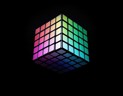 Gradient Cube 5x5x5