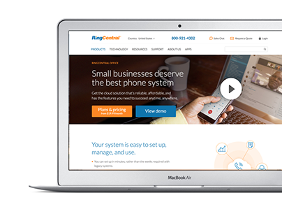 Web Marketing Campaign: RingCentral Small Business