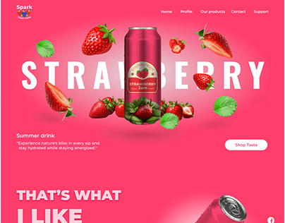 SPARK-3D Cool Drinks Website