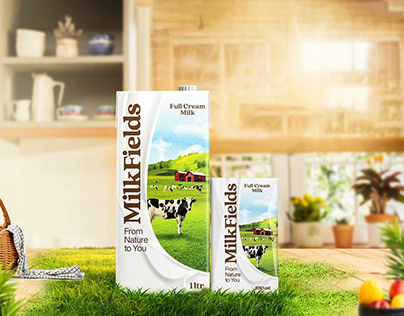 MilkFields conventional and digital launch campaign.