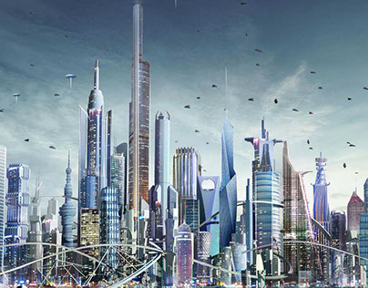 Doha futuristic city