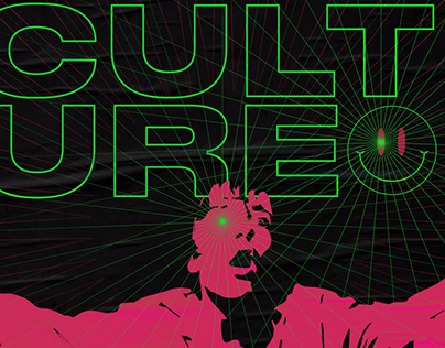 CLUB CULTURE poster inspired by "Human Traffic"