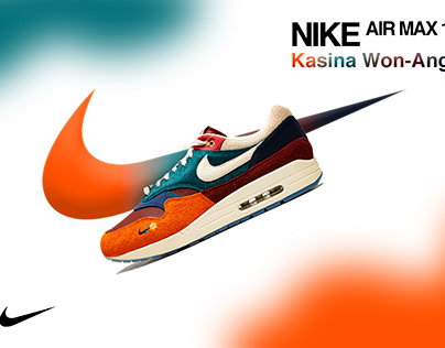 Nike Air Max 1 Kasina Won-Ang reklam afişi tasarımı