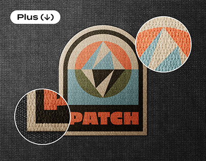 Embroidered Patch Mockup