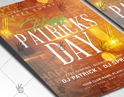 Happy St Patricks Day Flyer - PSD Template