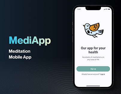 MediApp | Meditation Mobile App