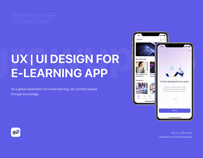 UX/UI Design Case Study for Online Courses /iOS App