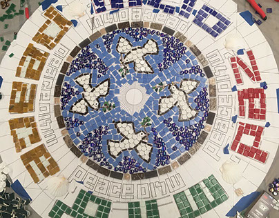 Tri-faith Mosaic Table Project