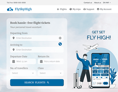 Flight booking website