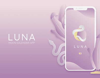 LUNA moon calendar app store UI/UX